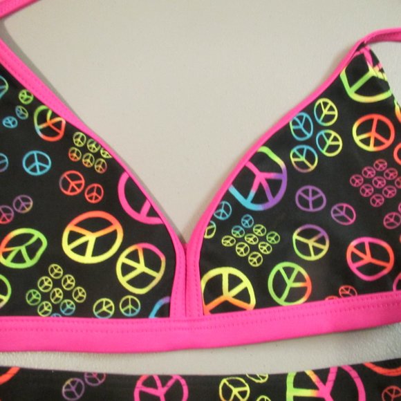 Multi Color Xhilration 2 Pcs Bikini Swimsuit Size XL - Picture 3 of 9